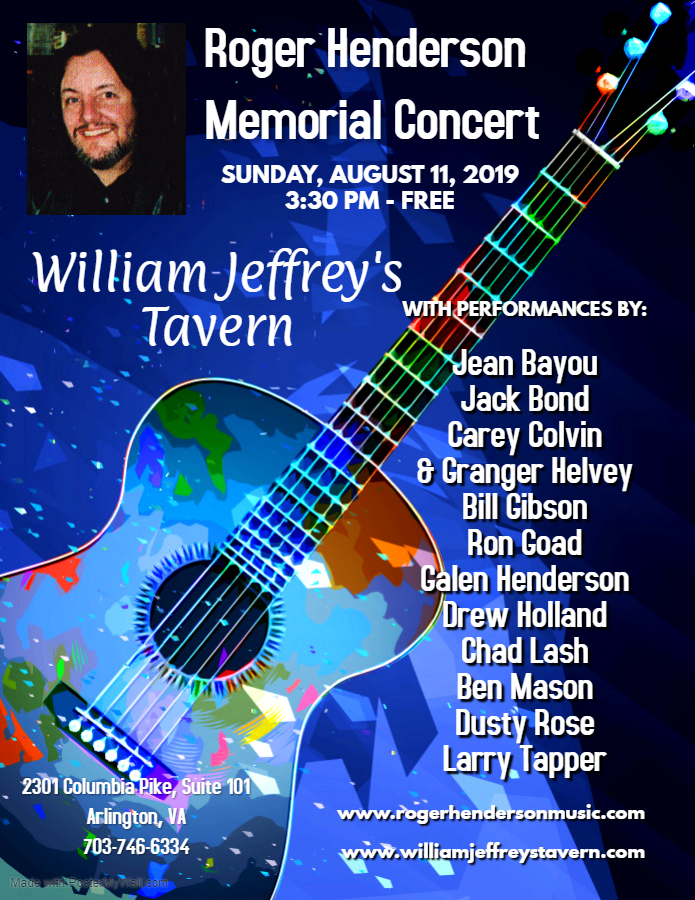 2019 Memorial Concert Poster